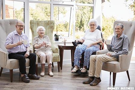 Enhancing levels of comfort and support for residents