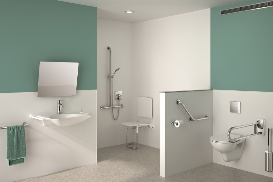 Improving hand hygiene through washroom design
