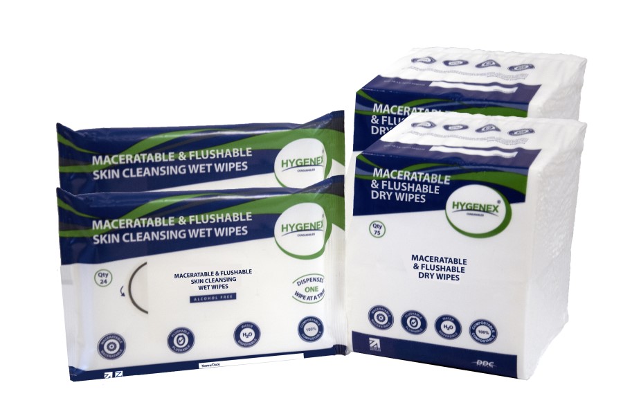 DDC Dolphin biodegradable Hygenex range wipes out competition
