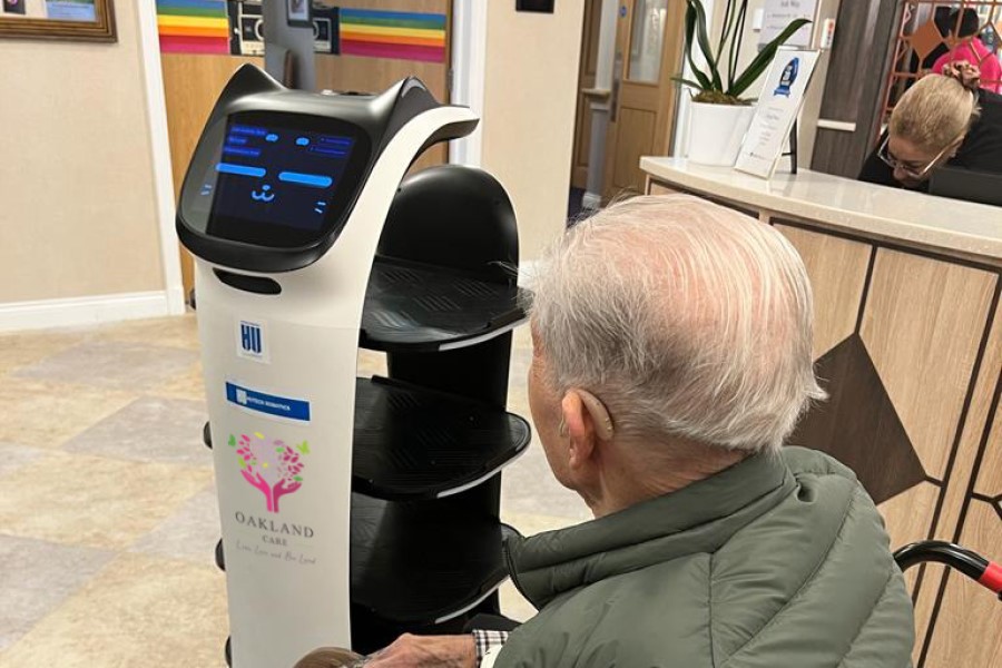 Oakland Care welcomes purpose-built robot assistant 