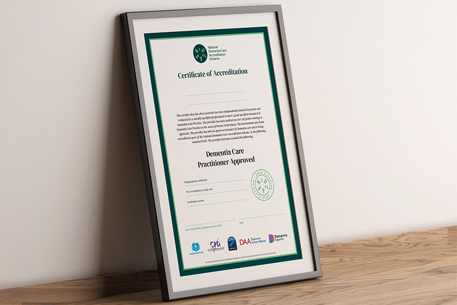 Setting the standard for exceptional dementia care