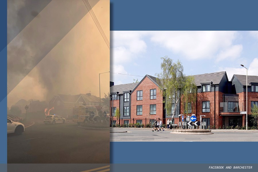 Stourbridge wildfires: Evacuation at new Barchester Healthcare home